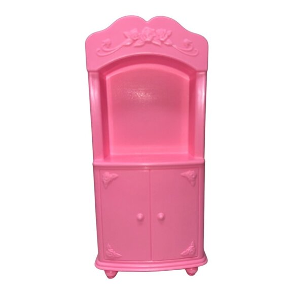 1993 Mattel Barbie So Much To Do Pink Bedroom Dresser Entertainment Center Vtg - Picture 3 of 16